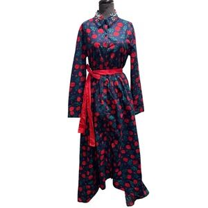 lucille strapless maxi dress with tiered crochet from trish scully Trish Scully | Dresses | Trish Scully Lucille Maxi Dress Cornflower Blue